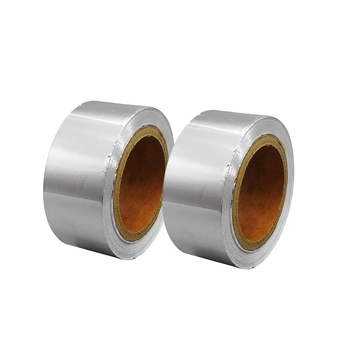 Öntapadó kettős vezetésű alumíniumfóliás papír, 0,06 mm vastagság, magas hőmérséklet-állóság, hűtő- és klímaberendezések csöveihez