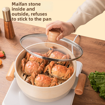 Sword dvojvrstvový hliníkový parník s skleneným viečkom, model 804, hĺbka 7 cm, nepriľnavý povrch