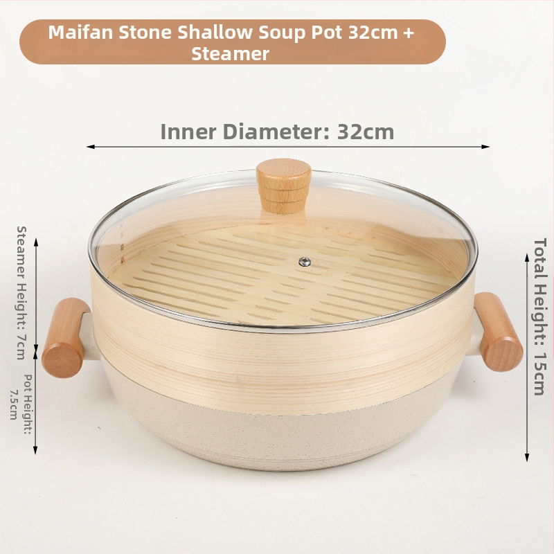 Sword dvojvrstvový hliníkový parník s skleneným viečkom, model 804, hĺbka 7 cm, nepriľnavý povrch