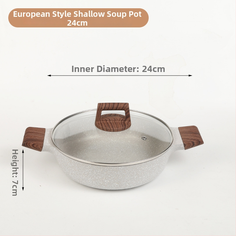 Sword dvojvrstvový hliníkový parník s skleneným viečkom, model 804, hĺbka 7 cm, nepriľnavý povrch