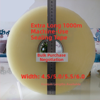 Páska na strojové uzatváranie, hrúbka 52 μm, BOPP substrát, lepidlo hot-melt, séria: Páska pre stroje, teplotná odolnosť 10–35°C