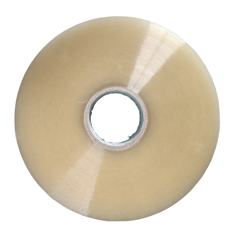 Gépzáró csomagoló szalag, 52 μm vastagság, BOPP alapú, hot-melt ragasztó, sorozat: Gépekhez való szalag, hőmérséklet-tűrés 10–35°C