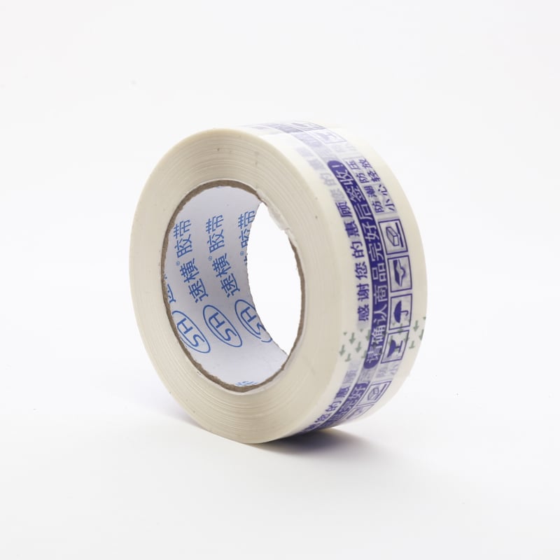 Qin Ming csomagoló szalag, BOPP alapú, magas viszkozitás, expressz csomagoláshoz (30°C hőállóság)