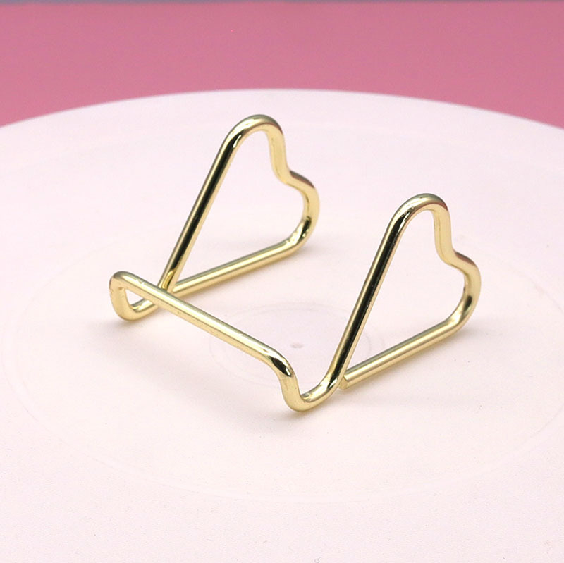 Suport metal pentru telefon și carduri de vizită pe birou – universal, multifuncțional, design creativ, antișoc