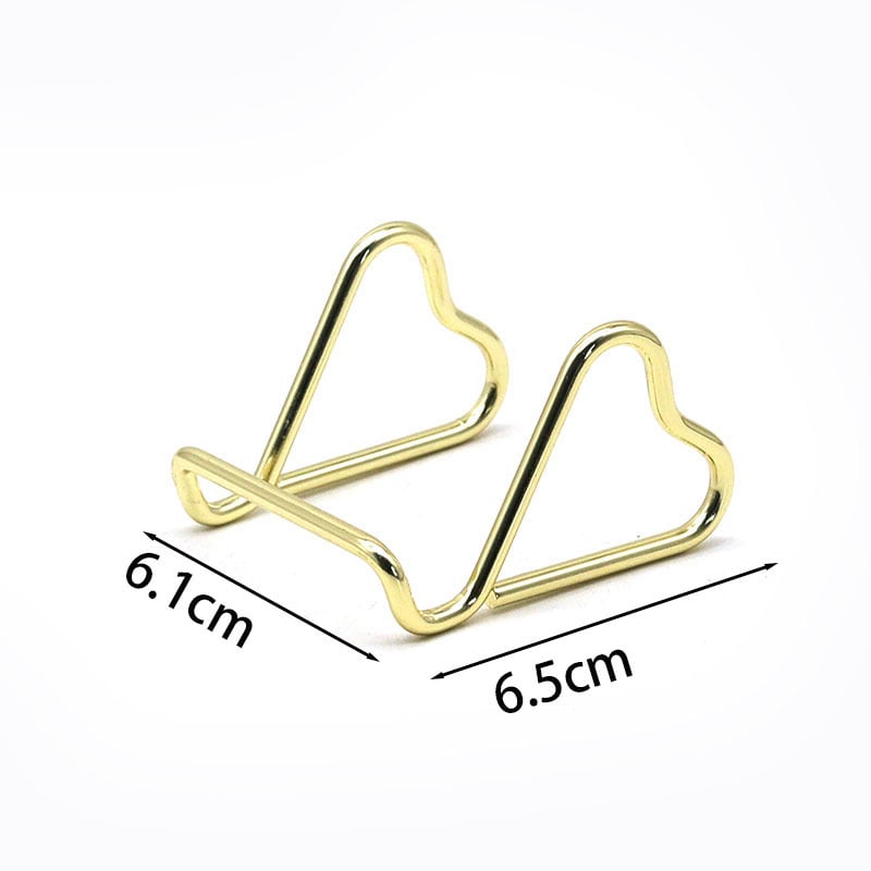 Suport metal pentru telefon și carduri de vizită pe birou – universal, multifuncțional, design creativ, antișoc