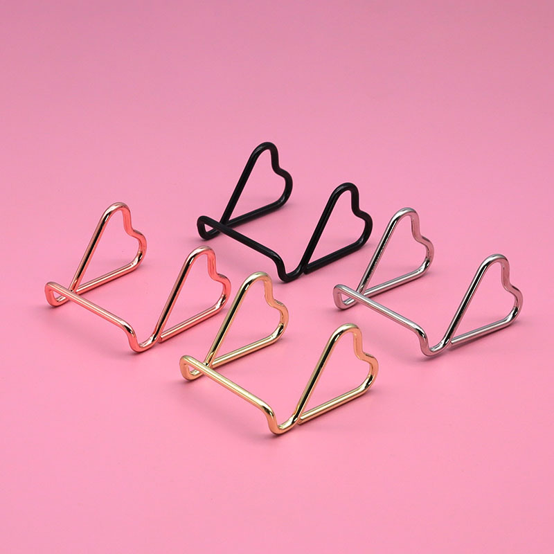 Suport metal pentru telefon și carduri de vizită pe birou – universal, multifuncțional, design creativ, antișoc