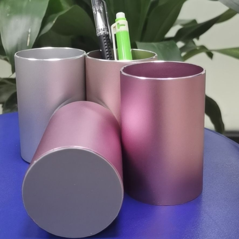 Držač olovke od aluminijske legure za ured – ukrasni stolni dodatak, vrhunski držač olovke