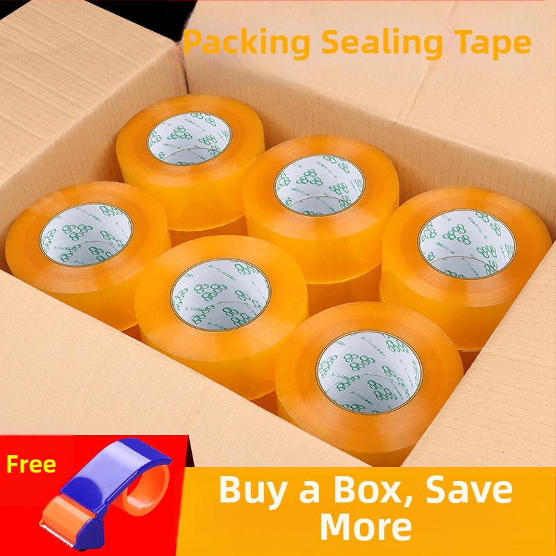 Priehľadná baliaca páska - BOPP podklad, vodou založené lepidlo citlivé na tlak, na uzatváranie zásielok