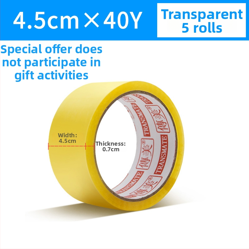 Páska na balenie, priehľadná, hrúbka filmu 1,4 μm, podklad: BOPP, lepiaci systém: uzatváracia páska, teplotná odolnosť 60–80°C