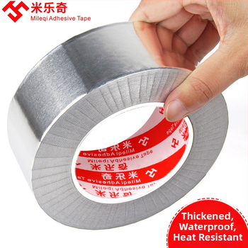 Ταινία από αλουμινόφυλλο για υψηλές θερμοκρασίες, αδιάβροχη μόνωση και αντι παρεμβολές, κατάλληλη για σωληνώσεις εξαγωγής φούρνου και θερμοσίφωνα; αντίσταση 60°C μακροπρόθεσμα, 300°C βραχυπρόθεσμα; υπόστρωμα: αλουμινόφυλλο