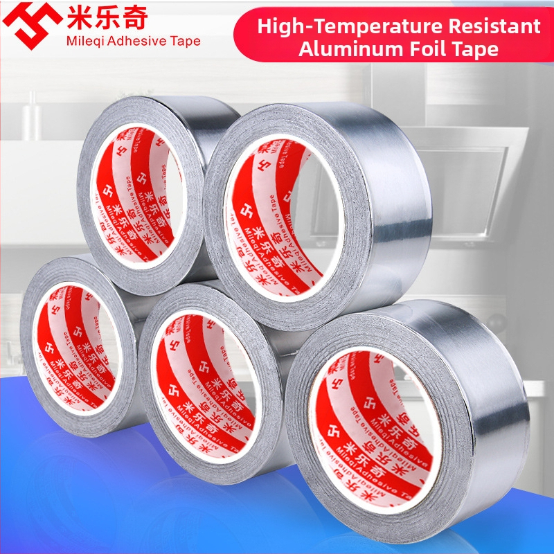 Ταινία από αλουμινόφυλλο για υψηλές θερμοκρασίες, αδιάβροχη μόνωση και αντι παρεμβολές, κατάλληλη για σωληνώσεις εξαγωγής φούρνου και θερμοσίφωνα; αντίσταση 60°C μακροπρόθεσμα, 300°C βραχυπρόθεσμα; υπόστρωμα: αλουμινόφυλλο