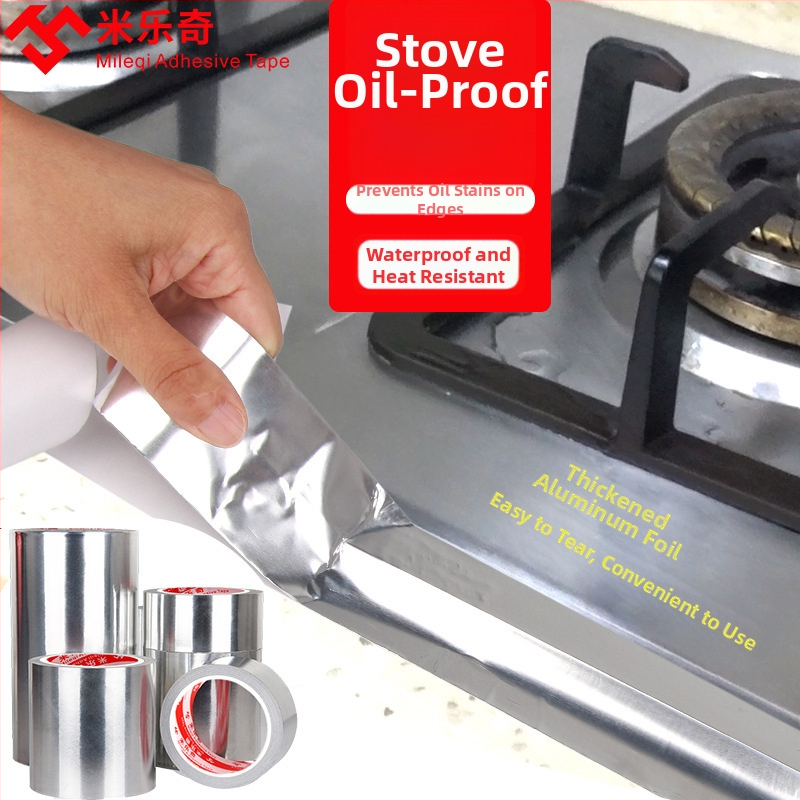 Ταινία από αλουμινόφυλλο για υψηλές θερμοκρασίες, αδιάβροχη μόνωση και αντι παρεμβολές, κατάλληλη για σωληνώσεις εξαγωγής φούρνου και θερμοσίφωνα; αντίσταση 60°C μακροπρόθεσμα, 300°C βραχυπρόθεσμα; υπόστρωμα: αλουμινόφυλλο