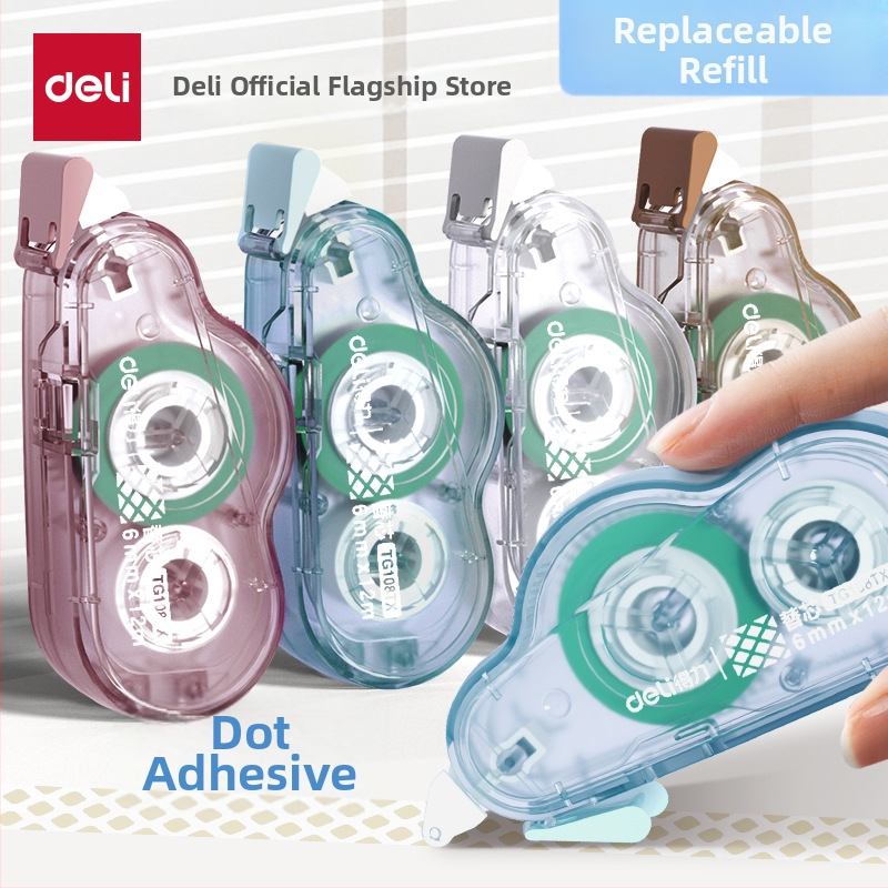 Deli Dot Glue TG107 pre študentov, páska s bodkami, tlač loga nie je povolená.