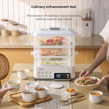 Elektrický parný hrniec, objem 6–8 l, jednovrstvový dizajn, 3C certifikát