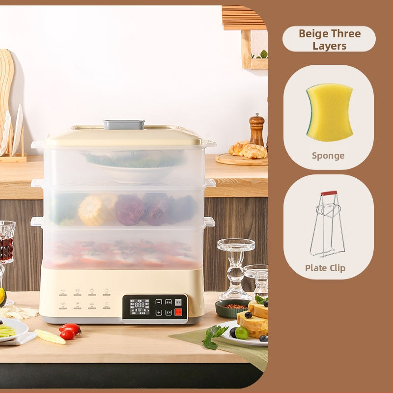 Elektrický parný hrniec, objem 6–8 l, jednovrstvový dizajn, 3C certifikát