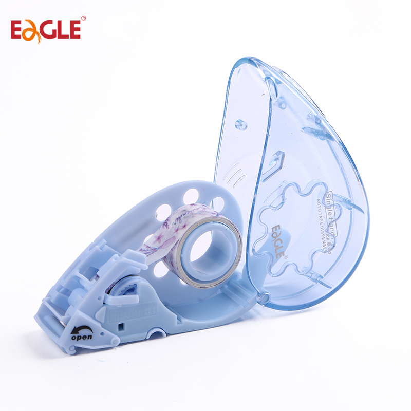 Mini dispenzer ljepive trake za školu i DIY pakiranje poklona, marka Eagle/eigo, model T5190, materijal plastika, širina trake ≤19 mm, promjer osovine 12 mm