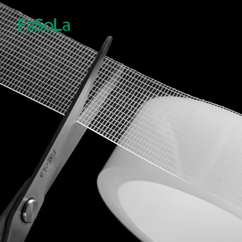 FaSoLa Νάνο Διπλής Όψεως Ταινία Με Ύφασμα-Πλέγμα Για Καλώδια Αυτοκινήτου – Χωρίς Αποτυπώματα, Κολληση Με Πάστα, Ακρυλικό Και Ύφασμα Νήνες