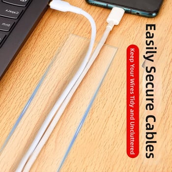 Yida Átlátszó nano egyoldalas kábelrögzítő szalag — erős tapadás, falra szerelhető