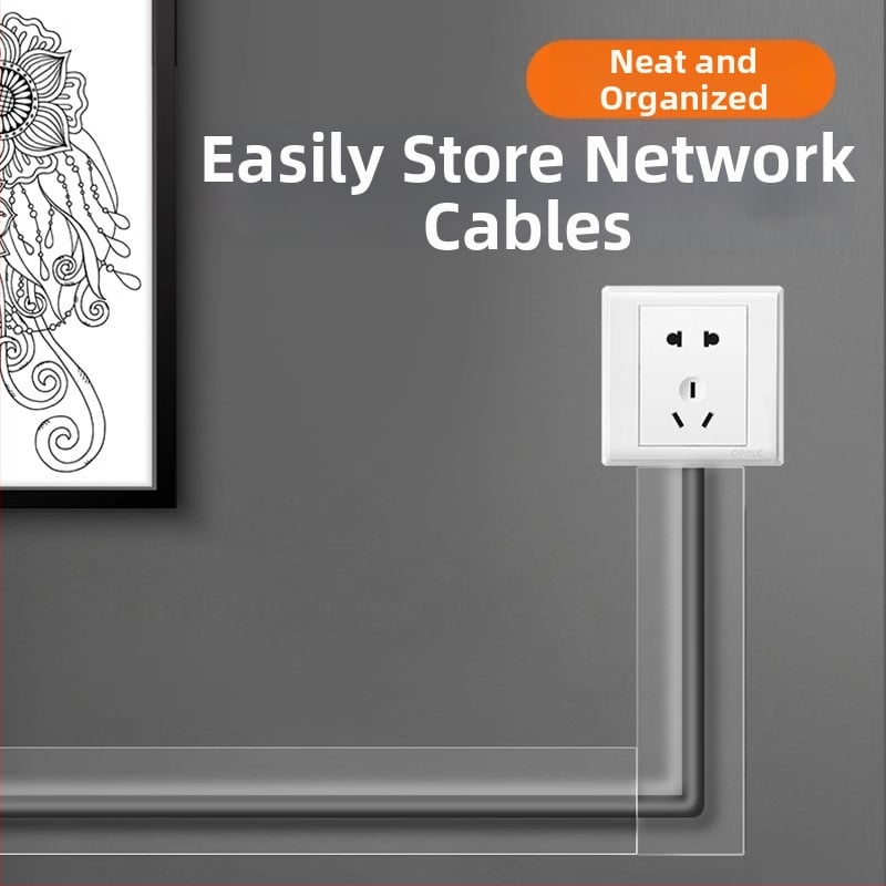 Yida Átlátszó nano egyoldalas kábelrögzítő szalag — erős tapadás, falra szerelhető