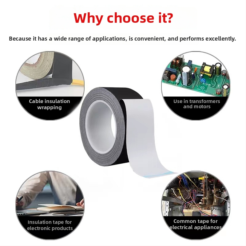 Acetátová izolačná páska pre káble – vysoká teplota, vysoká priľnavosť, ohňovzdorná (Podklad: acetátová tkanina s akrylovým lepidlom; Lepidlo: gumové; Hrúbka: 0,22 mm; Jadro: papier; Viskozita: 23 N/mm)