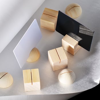 Suport pentru carduri din lemn masiv de pin, decor de birou cu tablă pentru notițe și fotografii, stil modern minimalist, DIY