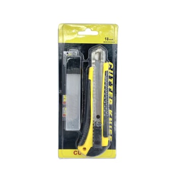 JHAO 18 mm umjetnički rezni nož, oštrica 0,6 mm debljine, širina 18 mm, duljina 100 mm, materijal plastika + metal