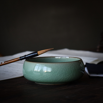 And Tae set četkica od Longquan celadona s posudom za četkice i kamenom za mastilo, model qweqwe123456, ispis logotipa, prilagodba