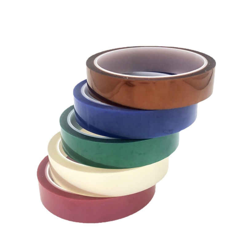 PET visokotemperaturna traka za litijske baterije i mobilne napajanje – silikonovo ljepilo, debljina 0,05–0,10 mm, PET osnova, dugotrajnost 180°C, kratkoročna 230°C