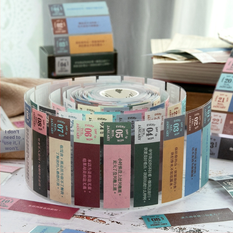 Yuxian 2026 kalendárna páska – biela teľacia koža, nie je prispôsobiteľná, viacúčelová pre vnútorné prostredie, vzdelávanie, priemysel, vonkajšie použitie, komerčné účely, do auta a do poznámok