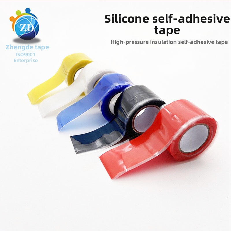 Samolepivá silikónová páska pre vysokonapäťovú izoláciu a požiarovú odolnosť; silikónový kaučuk; teplotný rozsah -50 až 300°C (krátkodobo) a 260°C (dlhodobo).
