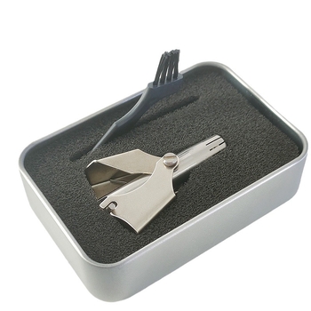 Trimer za nosne dlačice, nehrđajući čelik, punjiv, potpuno periv, 25 g