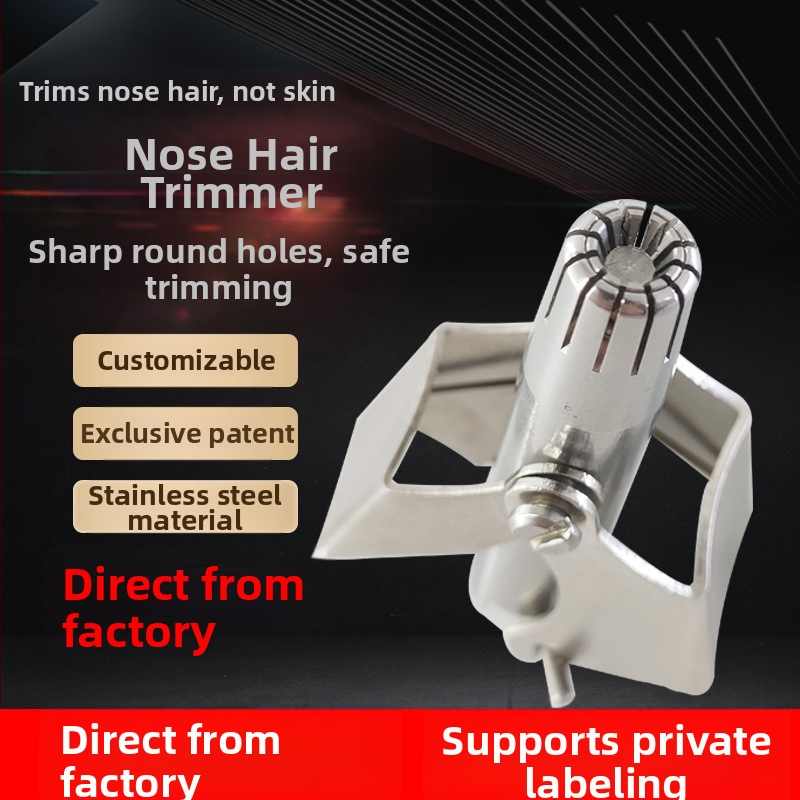 Nosový zastrihávač chĺpkov, nerezová oceľ, dobíjateľný, úplne umývateľný, 25 g
