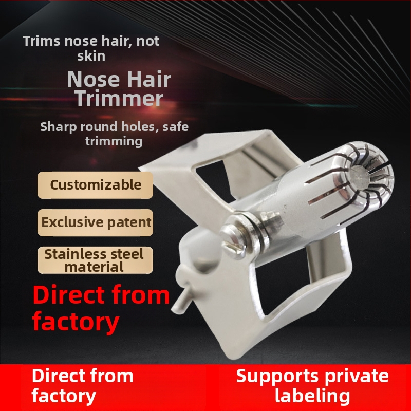 Nosový zastrihávač chĺpkov, nerezová oceľ, dobíjateľný, úplne umývateľný, 25 g
