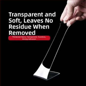 Magic Nano dvojstranná páska, priehľadná, vysoká viskozita pre pripevnenie na stenu; Materiál: Other; Import: No; Kategória produktu: Suction cup hook