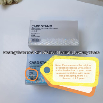 Držiak na vizitky so diamantovou ozdobou, jednostranný dizajn, značka Starlight, vhodný ako obchodný dar