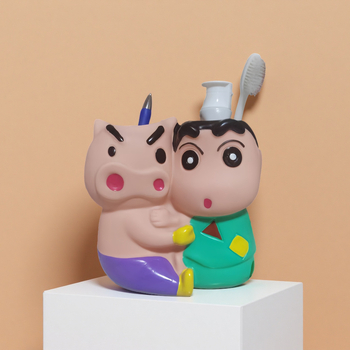 Držač olovaka - Kreativan sladak Xiaoxin, vinil, okrugli oblik, model 012, spreman za poklon