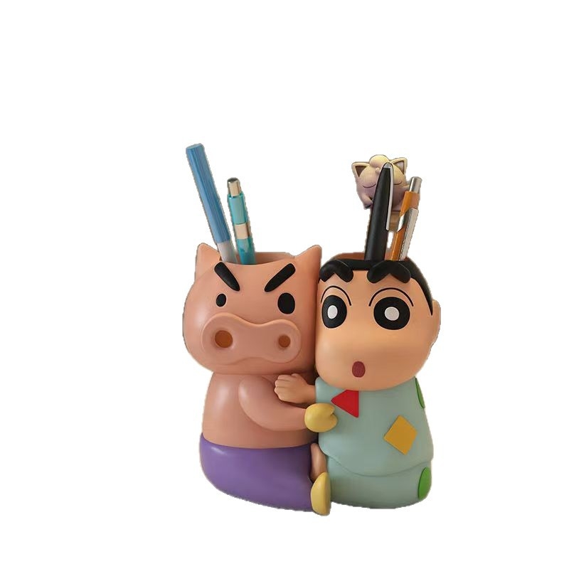 Držač olovaka - Kreativan sladak Xiaoxin, vinil, okrugli oblik, model 012, spreman za poklon