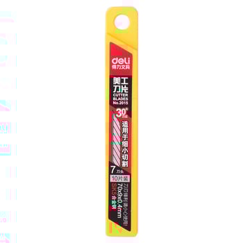 Deli 2015 Zamjenska oštrica od legiranog čelika – 2 g po komadu, 30° vrh, za višenamjenski nož