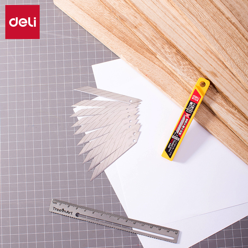 Deli 2015 Zamjenska oštrica od legiranog čelika – 2 g po komadu, 30° vrh, za višenamjenski nož