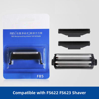 Elektrický holiaci strojček FLYAST s reciprokou hlavou s dvomi čepeľami, model 623/622, max výkon 5W, rýchlosť motora 5000–10000 ot/min.