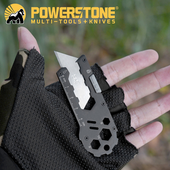 EDC višenamjenski nož za umjetnost, oštrica od cijelog čelika, model PL-94; oštrica 90×35×6 mm, materijal 2CR13, težina 43 g