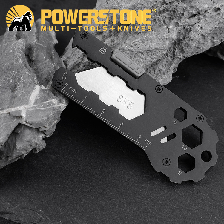 EDC višenamjenski nož za umjetnost, oštrica od cijelog čelika, model PL-94; oštrica 90×35×6 mm, materijal 2CR13, težina 43 g