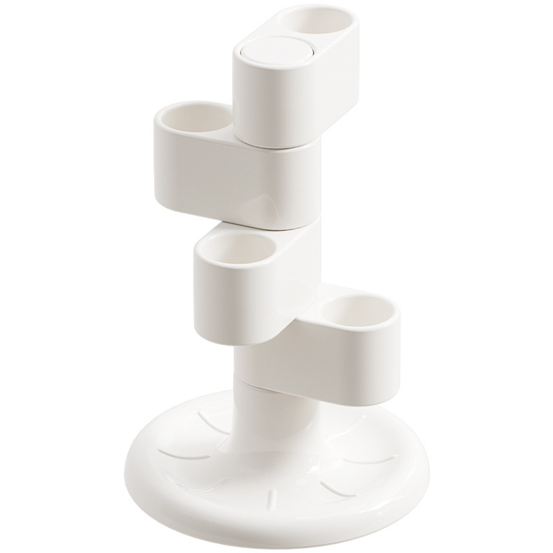 Be Personal višenamjenski okretni držač za olovke, PET+ABS, okruglog oblika, stolni organizator za pohranu