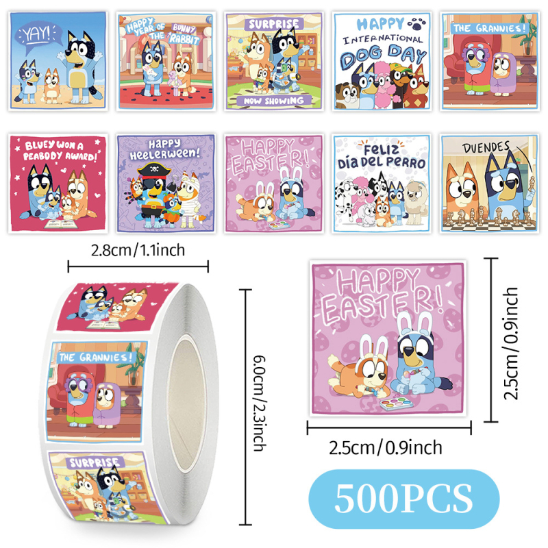 Bruin cartoon naljepnica rolna za DIY projekte — Marka Xin Cheng; Materijal: non-dry glue; Stil: cartoon; Obrada: printing; Šifra proizvoda JU1415.