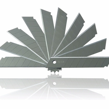 Deli 2011 oštrica za umjetnički nož, metalna oštrica, debljina 0,5 mm, širina 18 mm, težina 0,08 kg