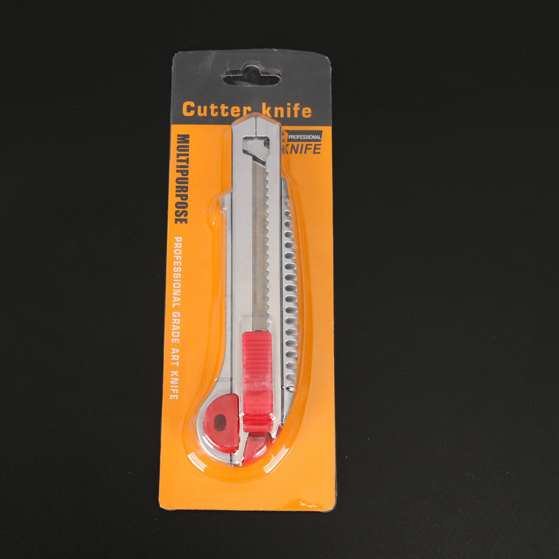 Teški radni nož s debelim oštricom, model YJ-L003, kućište od ABS-a, oštrica 0,5×18×100 mm, težina 118 g