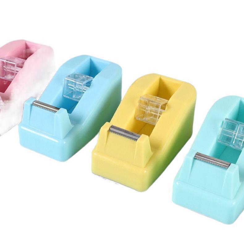 Dispenzer za traku i držač, rezač trake, univerzalna baza (kompatibilna s trakama do 48 mm; tisk logotipa nije moguć; bez prilagodbe)