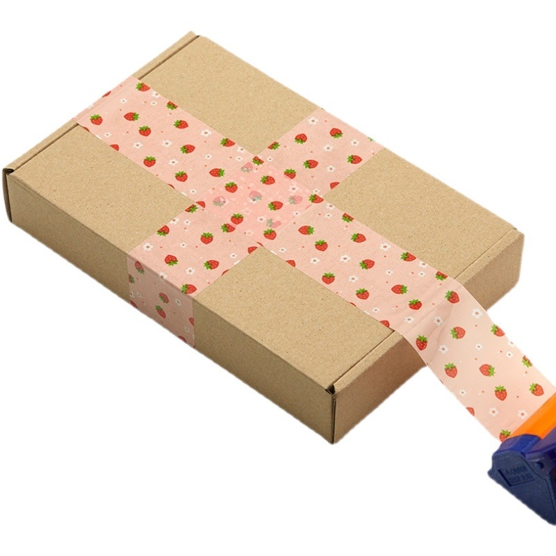 Csomagoláshoz záró szalag – BOPP film, 50 μm, nyomásérzékeny ragasztó, hőmérséklet-tartomány -20°C-tól 40°C-ig, zárásra és csomagolásra