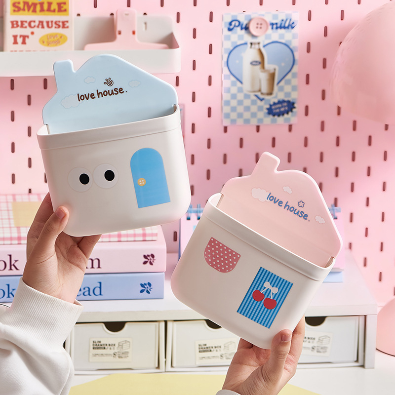 Kutija za skladištenje na radnom stolu - Plastika, 2 L kapaciteta, Višenamjenski organizator za daljinske upravljače, uredski pribor, mobitele i kozmetiku