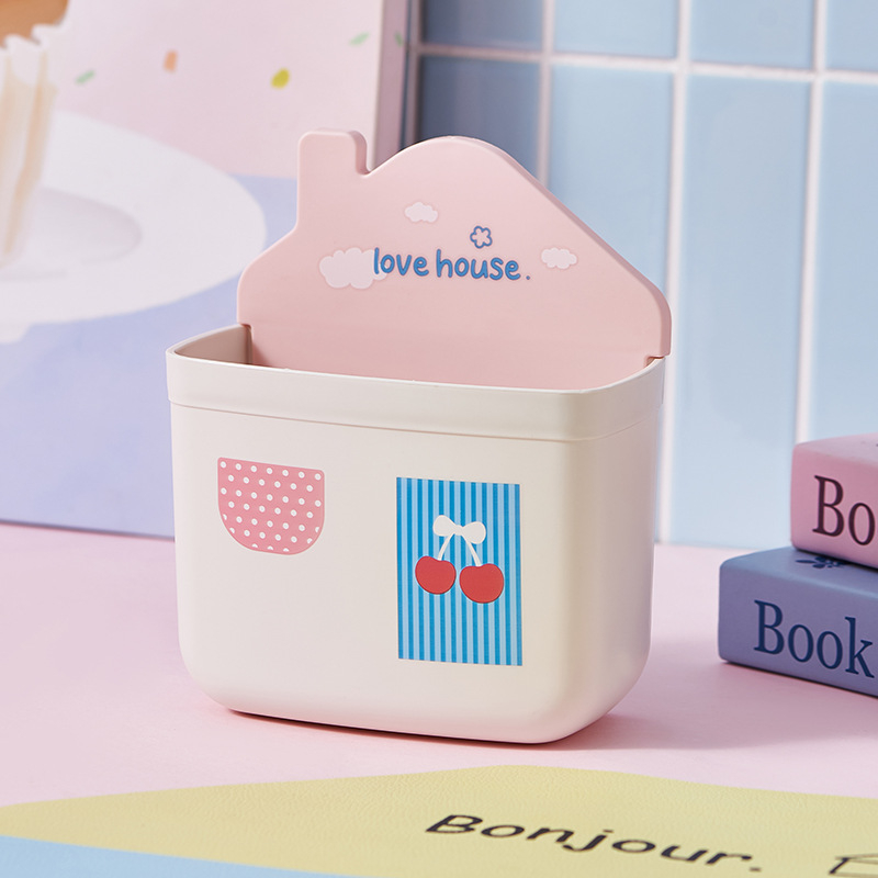 Kutija za skladištenje na radnom stolu - Plastika, 2 L kapaciteta, Višenamjenski organizator za daljinske upravljače, uredski pribor, mobitele i kozmetiku